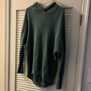 Dolman Sleeve Hooded Sweater